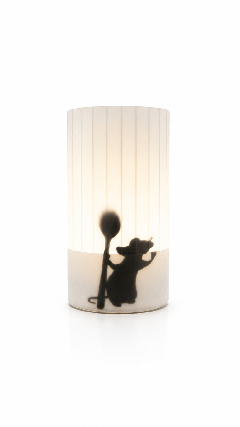 Ratatouille - Lampada Remy a batterie con telecomando RGB