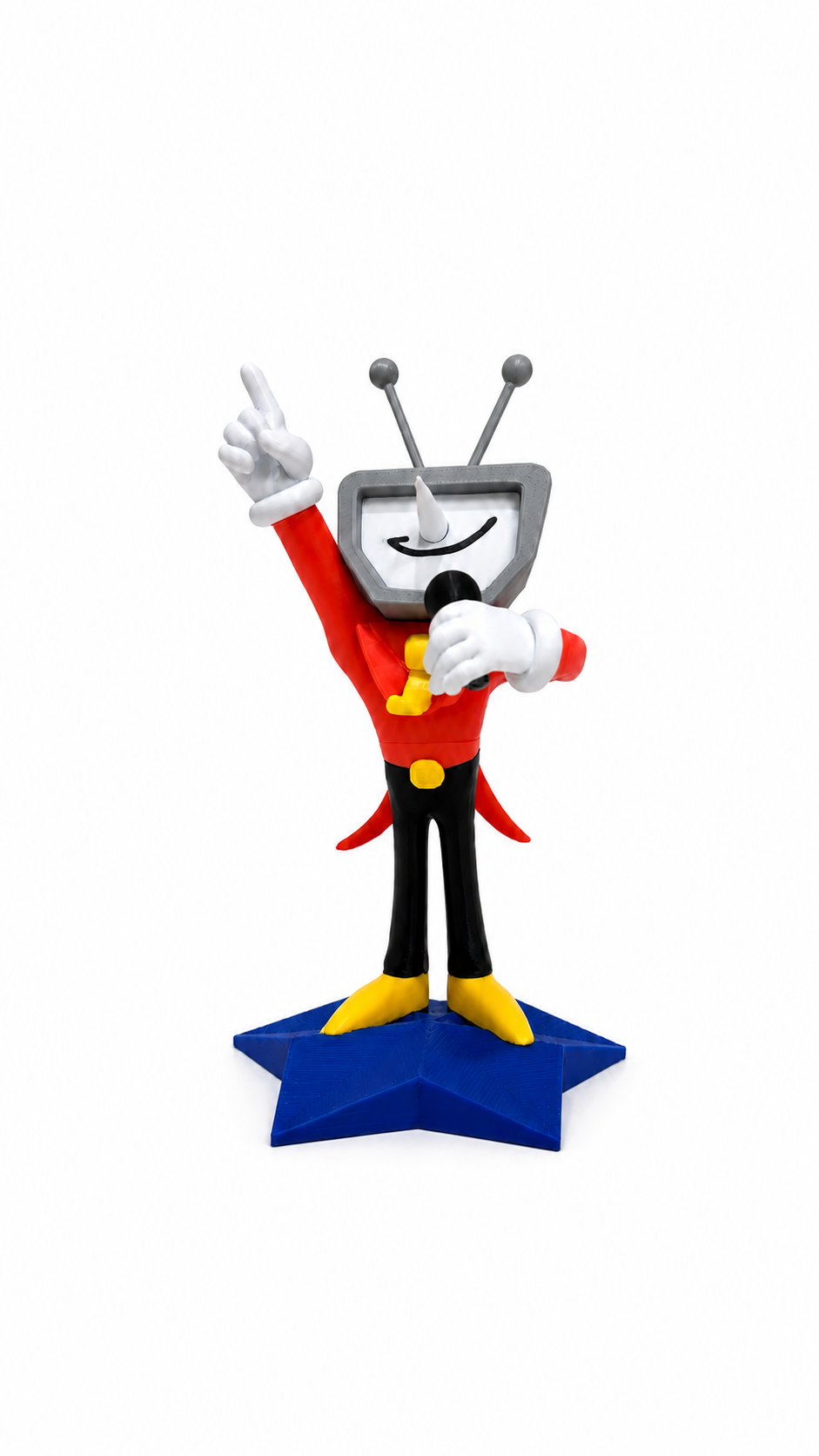 Figure Tenna Deltarune – Personaggio TV Robot con Microfono, Statua da Collezione Gaming Decorazione Nerd
