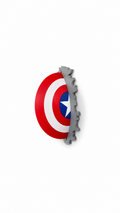 Decorazione da Parete "Scudo di Captain America"