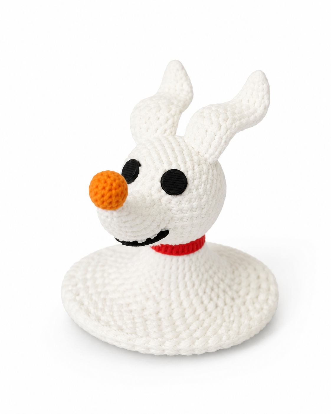 The Nightmare Before Christmas – Zero Amigurumi Bianco figure Decorazione da Collezione
