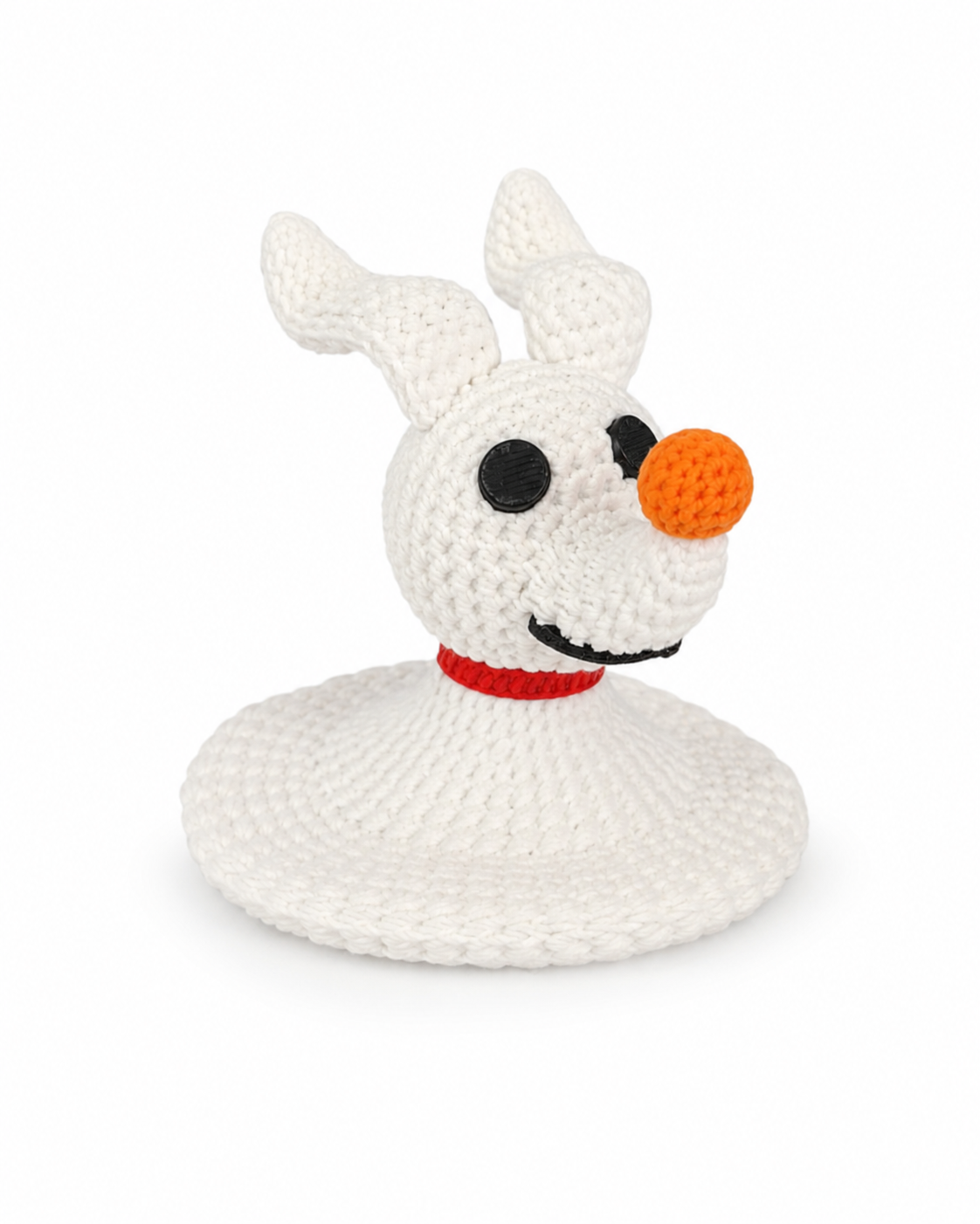 The Nightmare Before Christmas – Zero Amigurumi Bianco figure Decorazione da Collezione