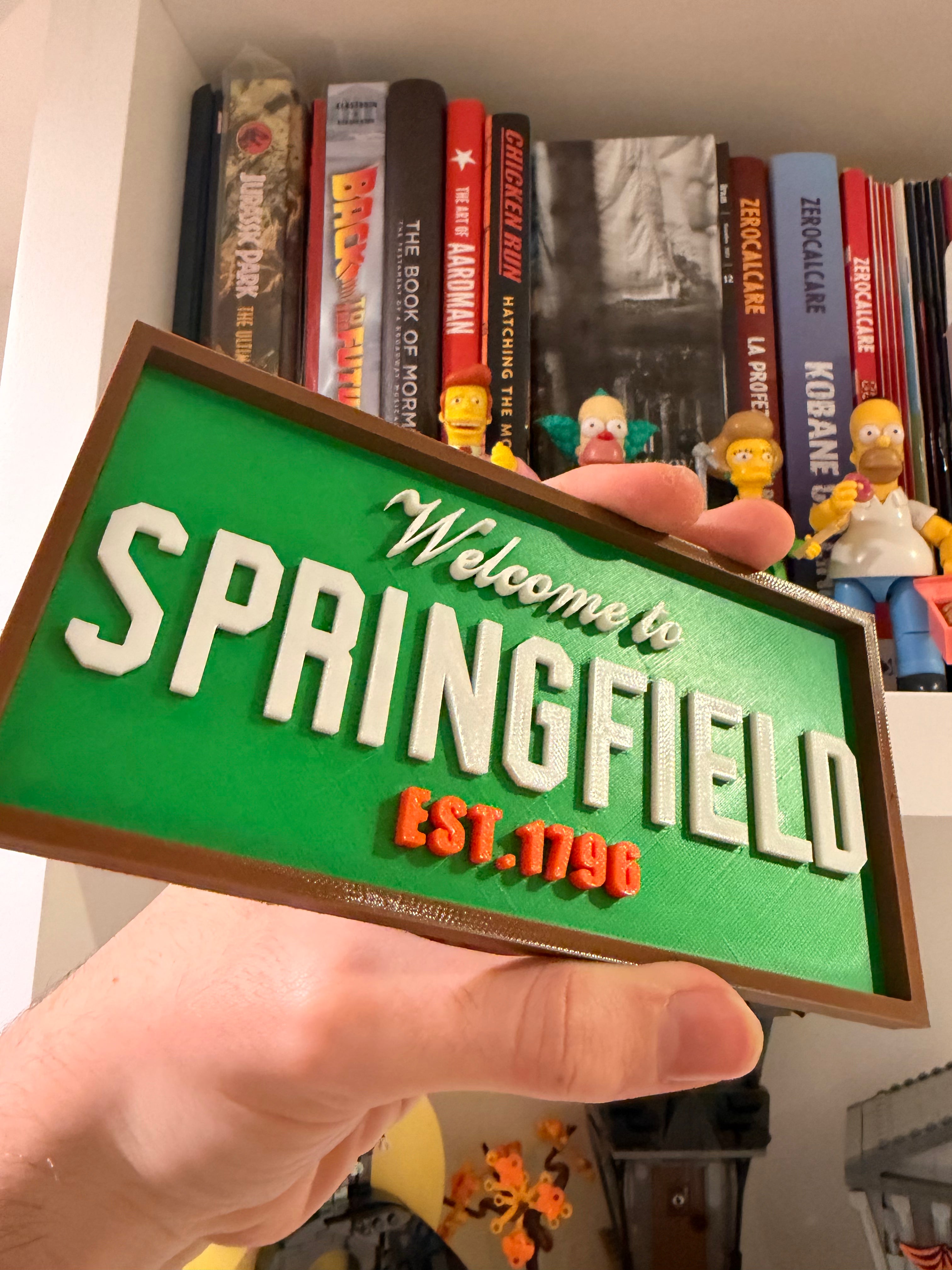 Les Simpson - Bienvenue à Springfield enseigne