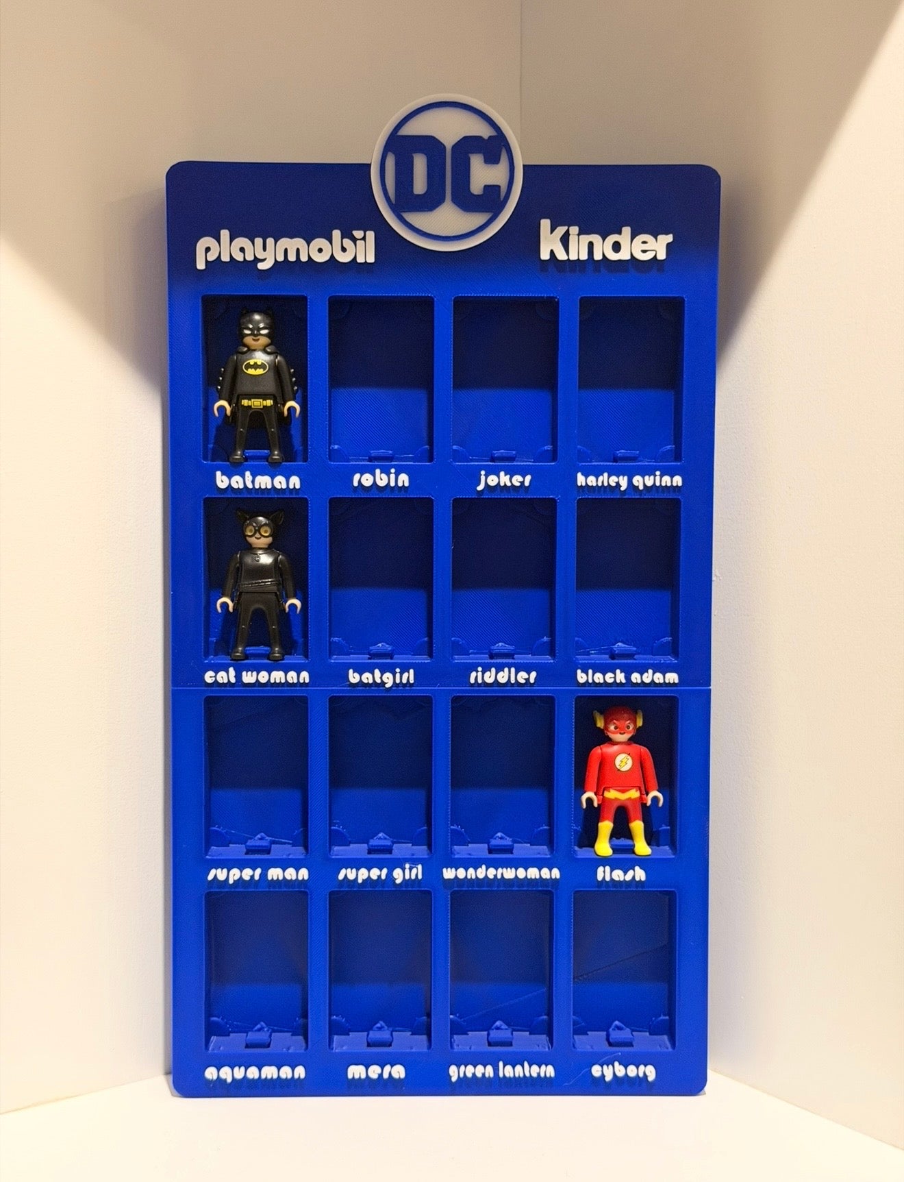 Kinder Playmobil DC Playmobil Batman/Joker Présentoir