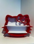 Étagère Hello Kitty - Présentoir Mural et de Bureau 25x20cm