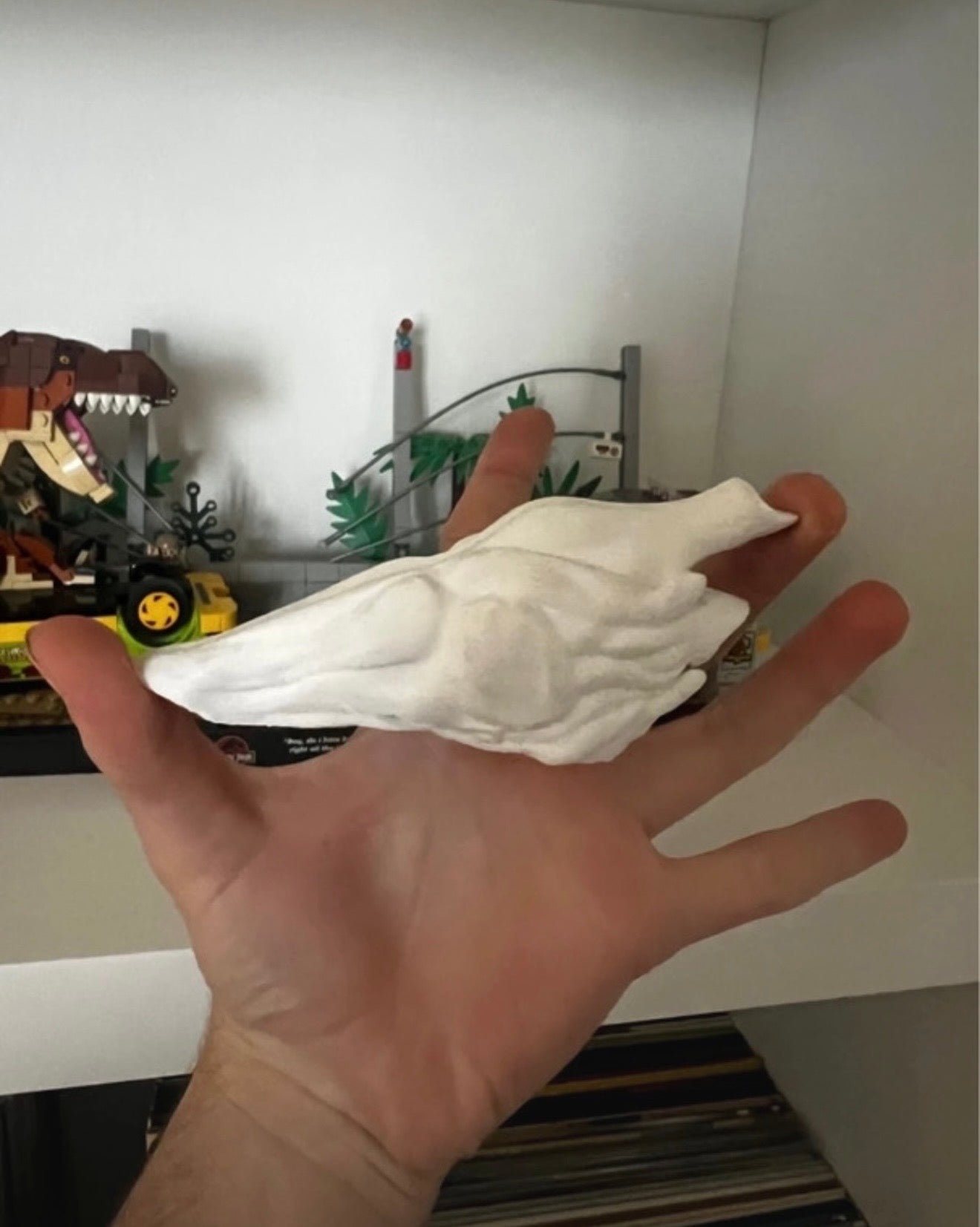 Jurassic Park III Boîte de résonance du Vélociraptor – Réplique réaliste du modèle original