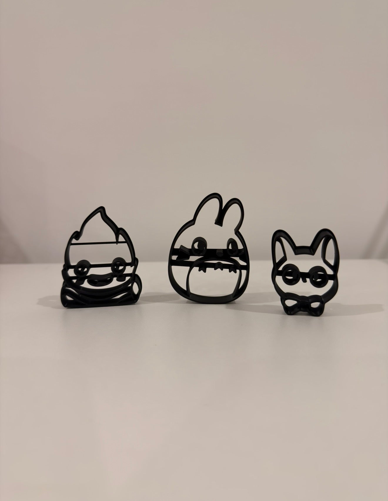 Ensemble de trois emporte-pièces sur le thème du Studio Ghibli