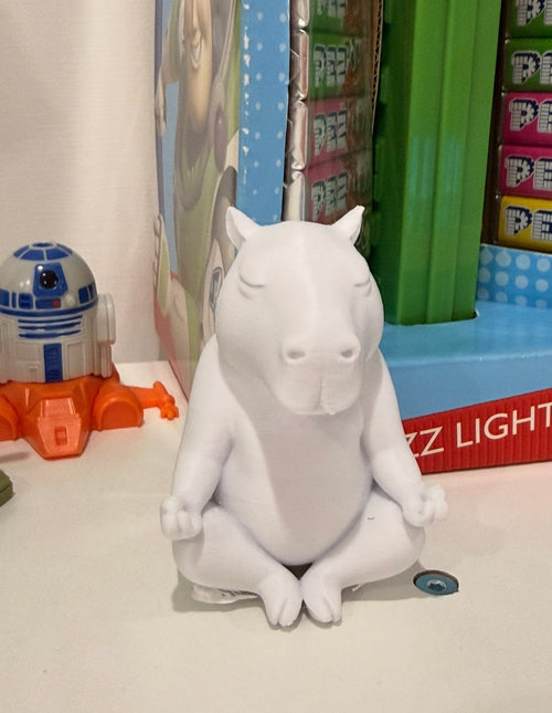Figurine de capybara zen