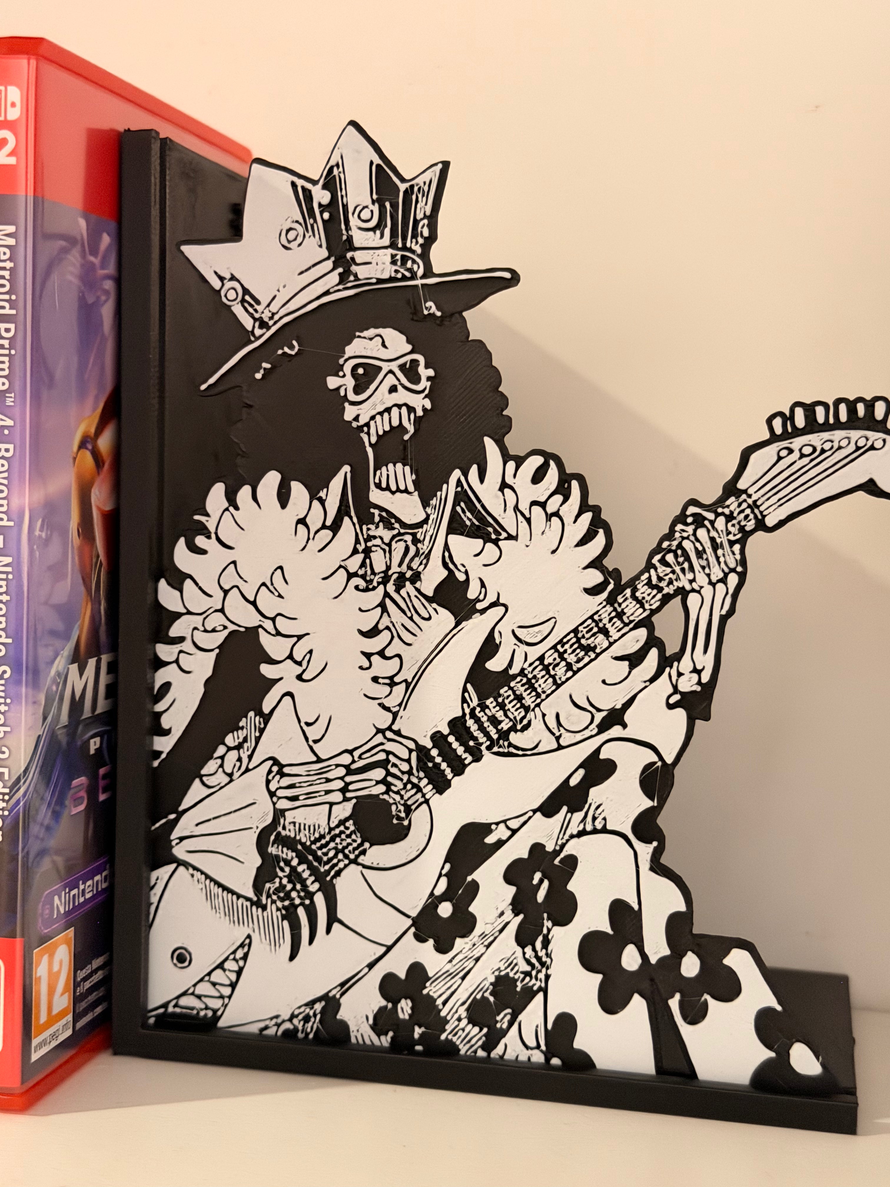 Fermalibri Brook Soul King — One Piece per Libreria