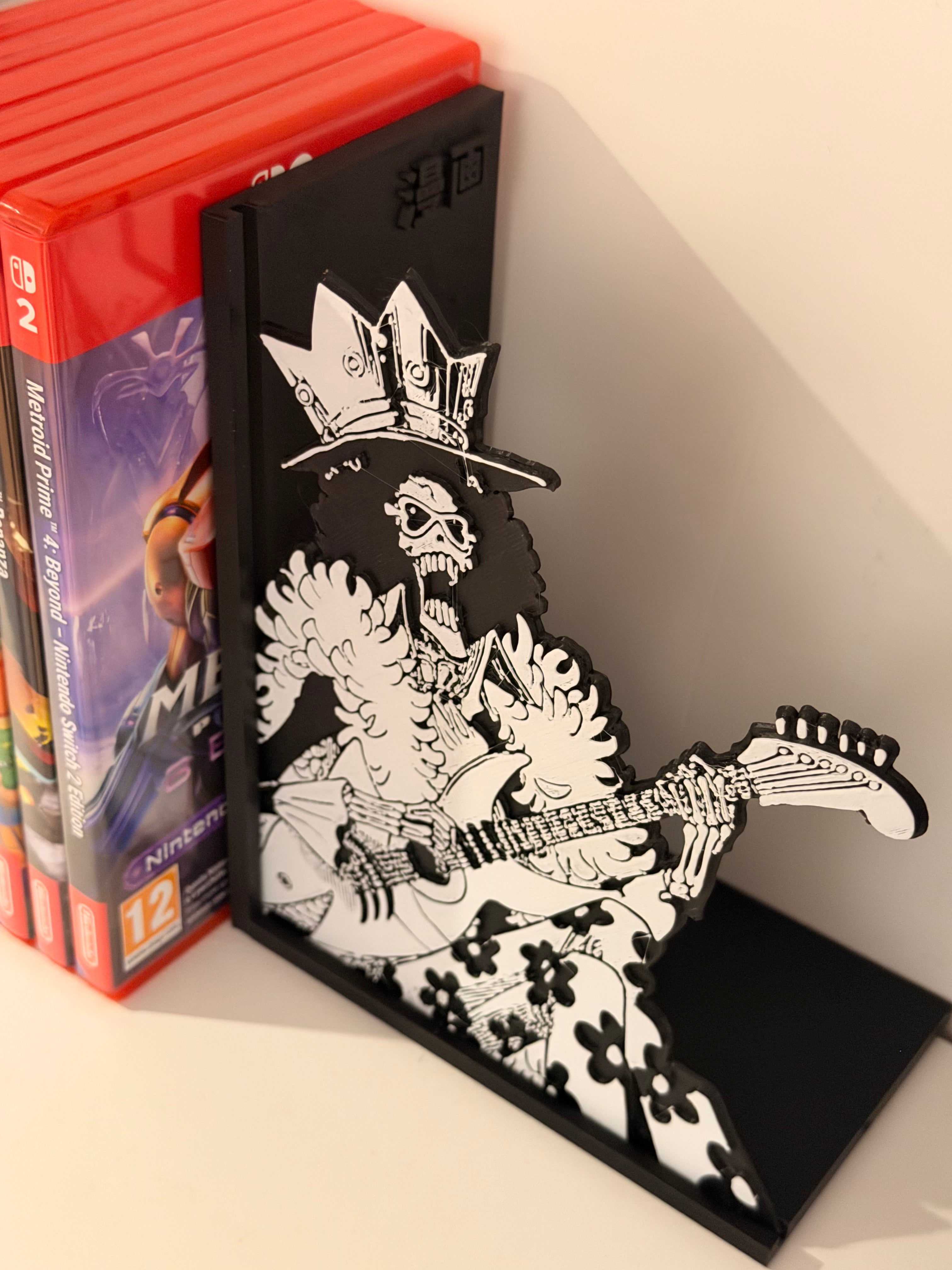 Fermalibri Brook Soul King — One Piece per Libreria