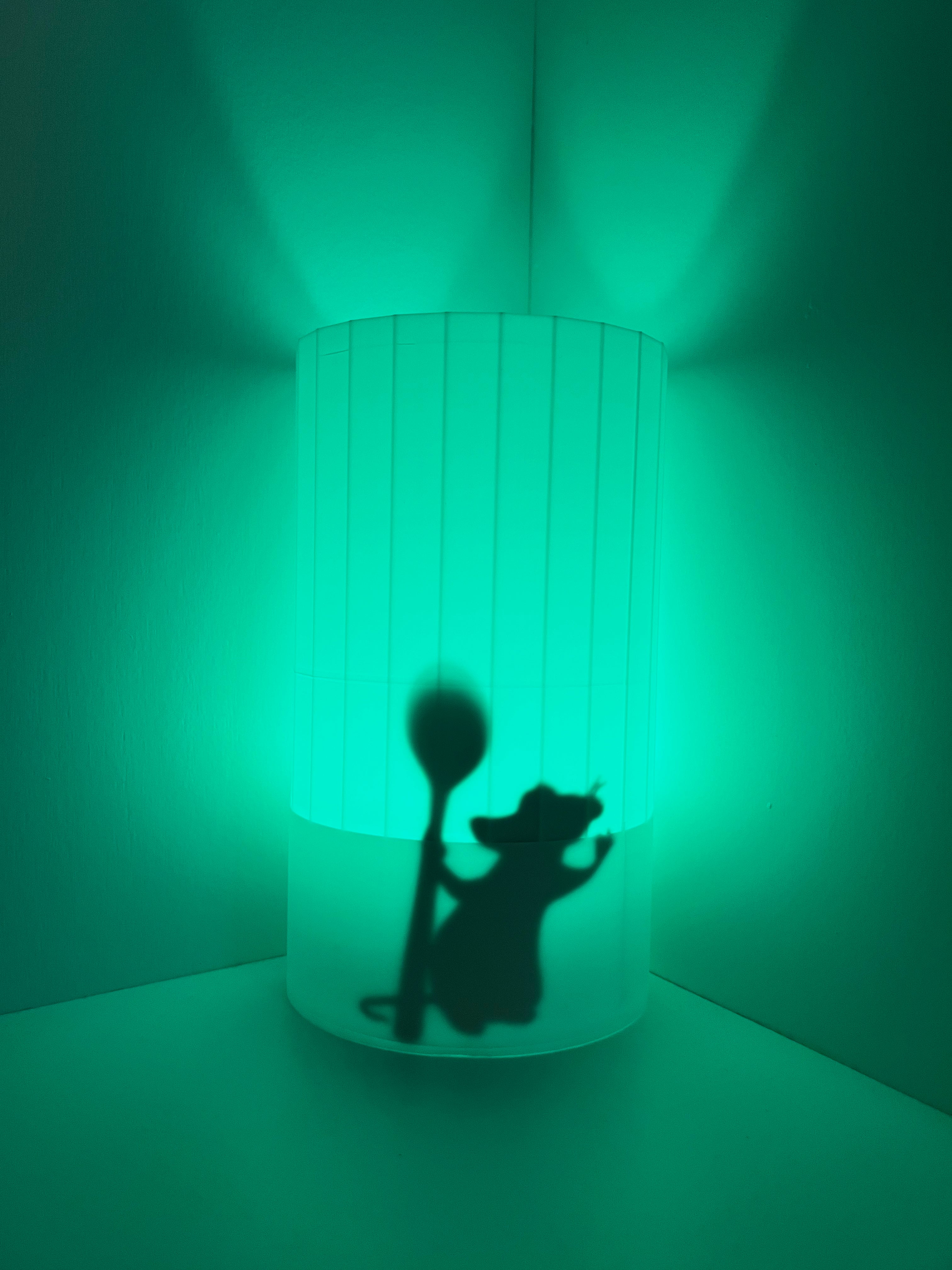 Ratatouille - Lampe Remy à piles avec télécommande RVB