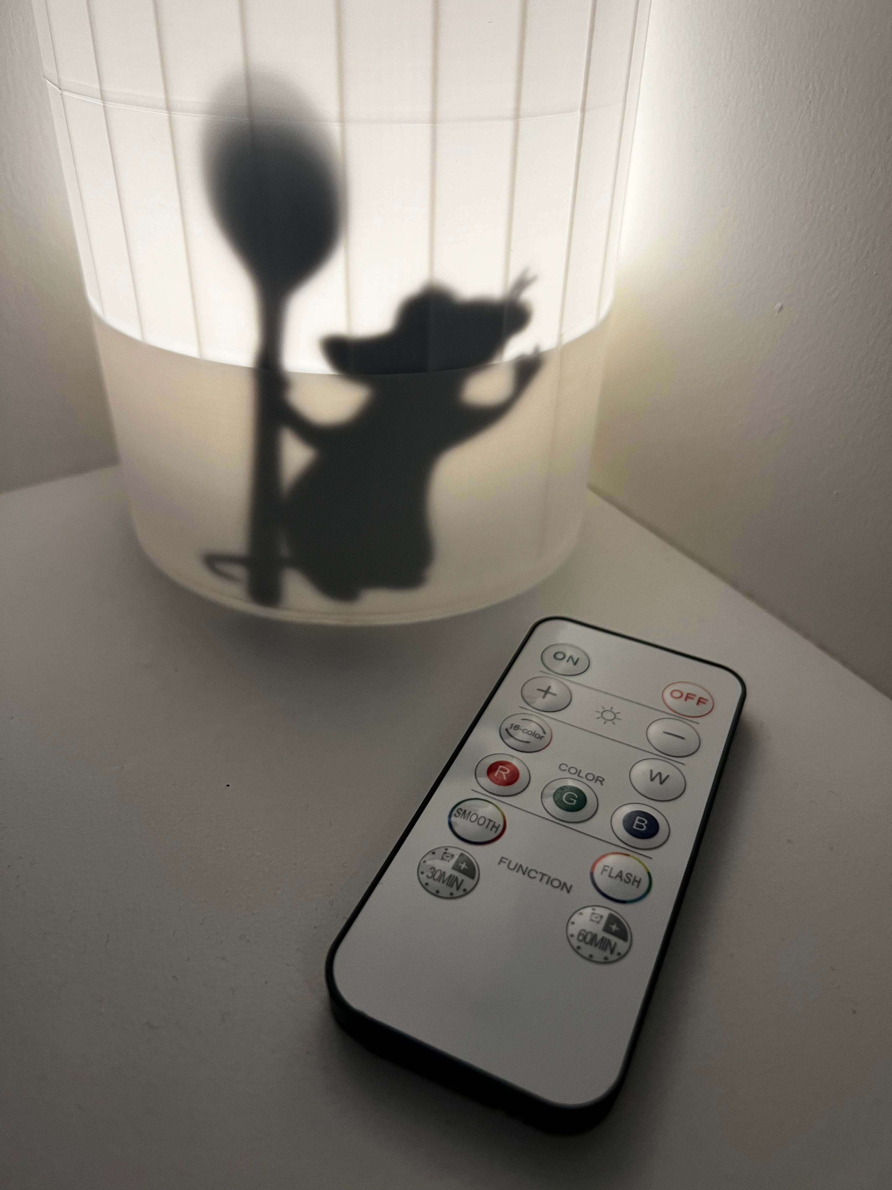 Ratatouille - Lampe Remy à piles avec télécommande RVB
