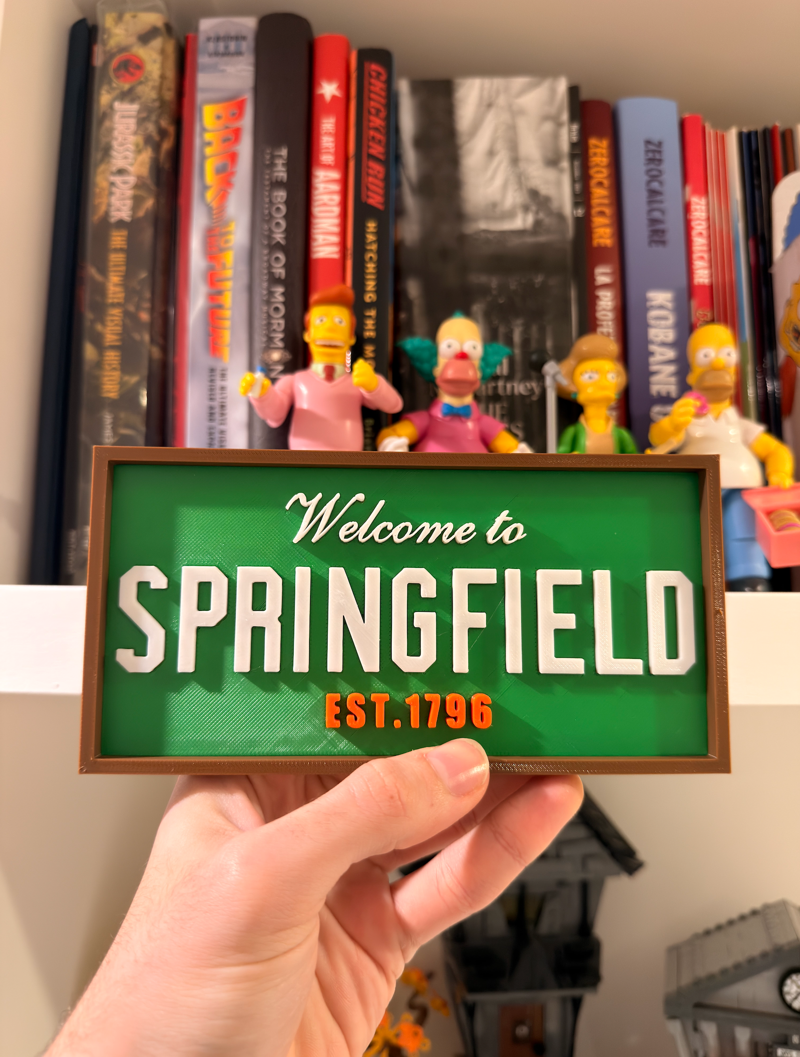 Les Simpson - Bienvenue à Springfield enseigne