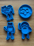 Adventure Time 4x Cookie Cutters