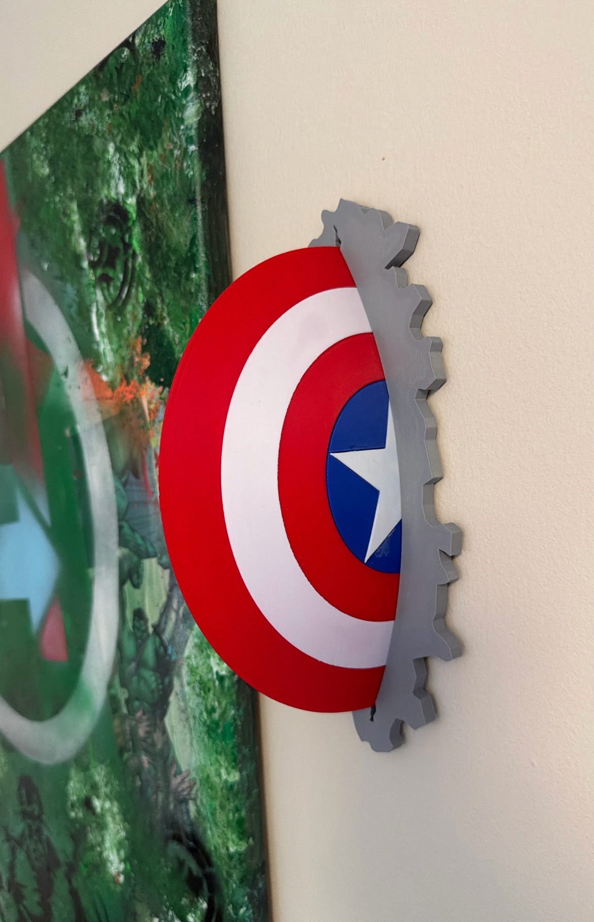 Decorazione da Parete "Scudo di Captain America"